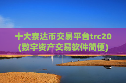 十大泰达币交易平台trc20(数字资产交易软件简便)