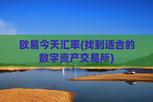 欧易今天汇率(找到适合的数字资产交易所)