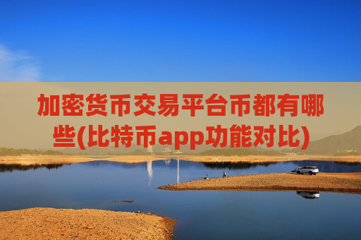 加密货币交易平台币都有哪些(比特币app功能对比)