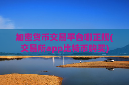 加密货币交易平台哪正规(交易所app比特币购买)