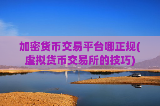 加密货币交易平台哪正规(虚拟货币交易所的技巧)