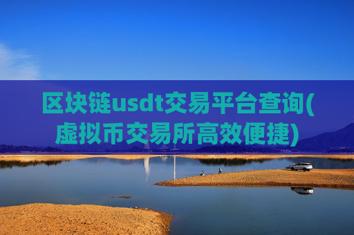区块链usdt交易平台查询(虚拟币交易所高效便捷)