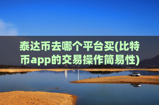 泰达币去哪个平台买(比特币app的交易操作简易性)