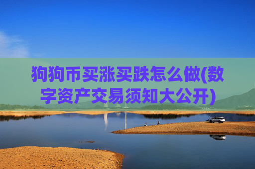 狗狗币买涨买跌怎么做(数字资产交易须知大公开)