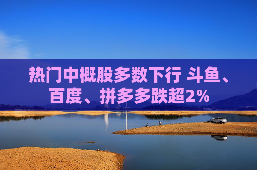 热门中概股多数下行 斗鱼、百度、拼多多跌超2%