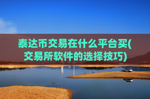 泰达币交易在什么平台买(交易所软件的选择技巧)