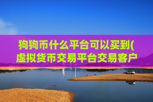 狗狗币什么平台可以买到(虚拟货币交易平台交易客户端)