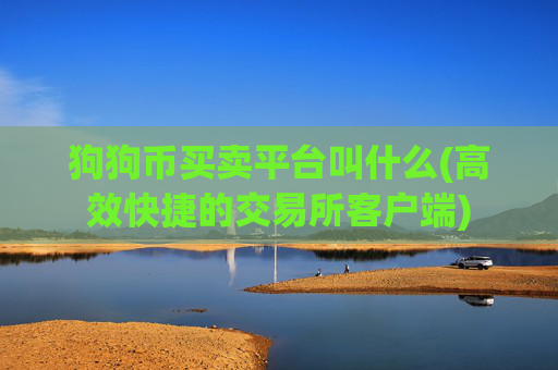 狗狗币买卖平台叫什么(高效快捷的交易所客户端)