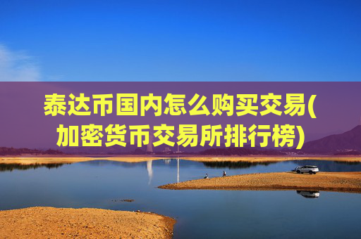 泰达币国内怎么购买交易(加密货币交易所排行榜)