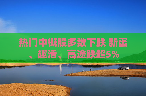热门中概股多数下跌 新蛋、趣活、高途跌超5%