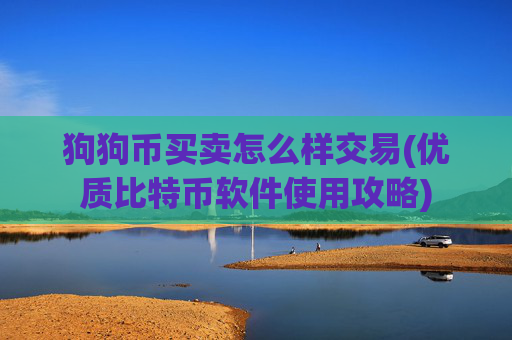 狗狗币买卖怎么样交易(优质比特币软件使用攻略)
