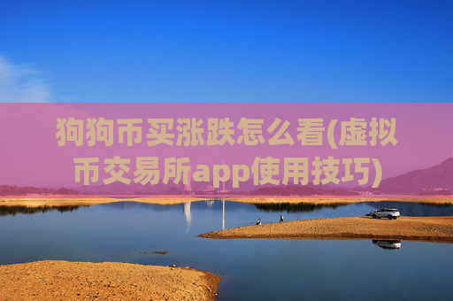狗狗币买涨跌怎么看(虚拟币交易所app使用技巧)