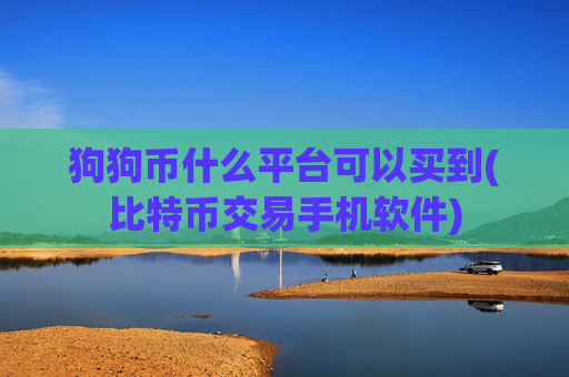 狗狗币什么平台可以买到(比特币交易手机软件)
