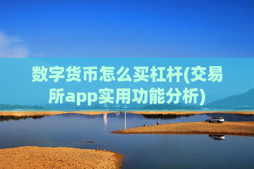 数字货币怎么买杠杆(交易所app实用功能分析)