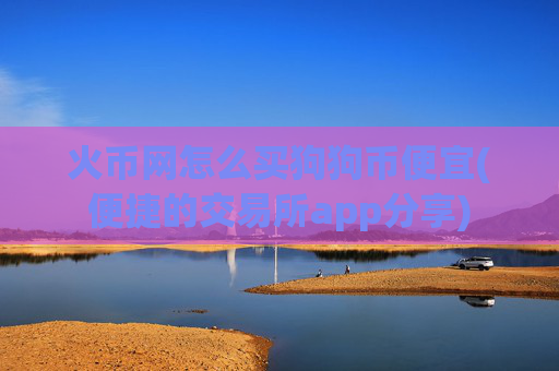 火币网怎么买狗狗币便宜(便捷的交易所app分享)