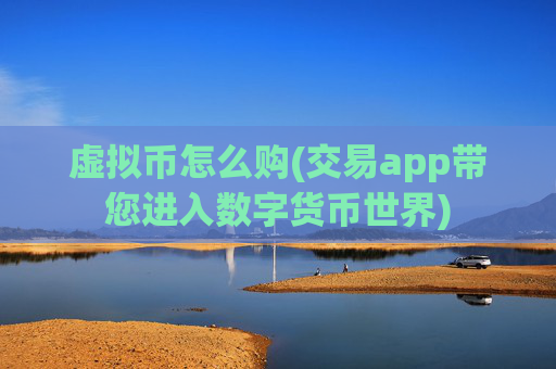 虚拟币怎么购(交易app带您进入数字货币世界)