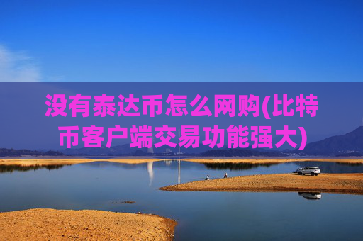 没有泰达币怎么网购(比特币客户端交易功能强大)
