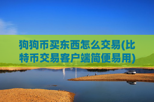 狗狗币买东西怎么交易(比特币交易客户端简便易用)