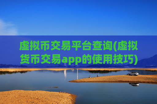 虚拟币交易平台查询(虚拟货币交易app的使用技巧)