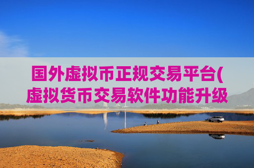国外虚拟币正规交易平台(虚拟货币交易软件功能升级)