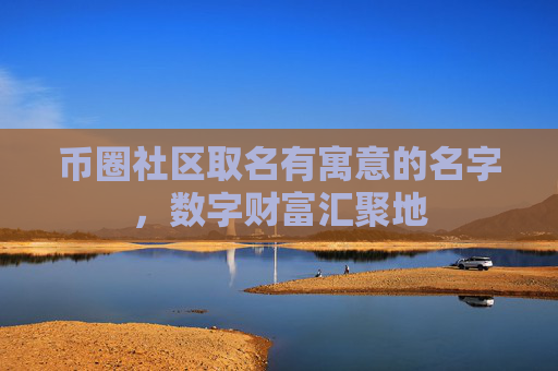 币圈社区取名有寓意的名字，数字财富汇聚地