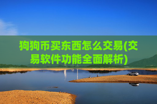 狗狗币买东西怎么交易(交易软件功能全面解析)
