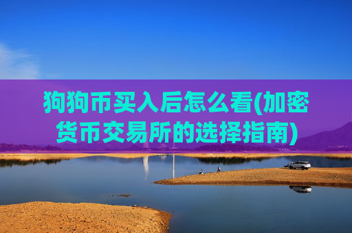 狗狗币买入后怎么看(加密货币交易所的选择指南)