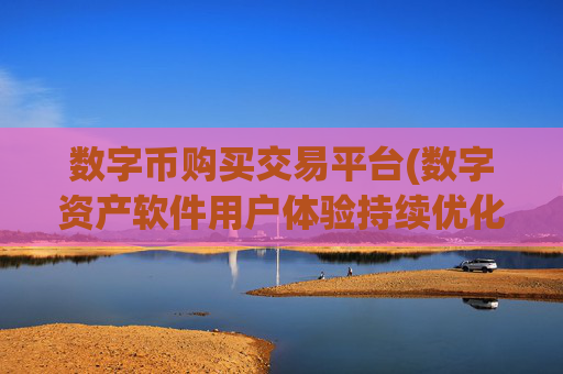数字币购买交易平台(数字资产软件用户体验持续优化)