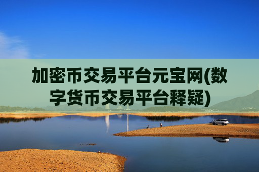 加密币交易平台元宝网(数字货币交易平台释疑)