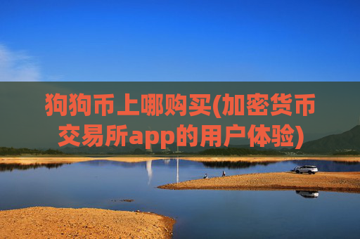 狗狗币上哪购买(加密货币交易所app的用户体验)
