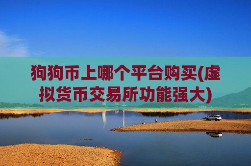 狗狗币上哪个平台购买(虚拟货币交易所功能强大)