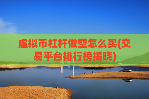 虚拟币杠杆做空怎么买(交易平台排行榜揭晓)