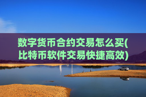 数字货币合约交易怎么买(比特币软件交易快捷高效)