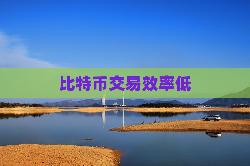 比特币交易效率低