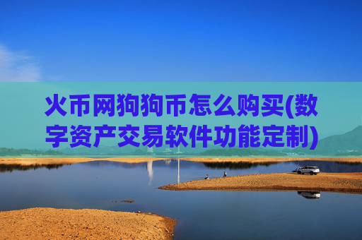 火币网狗狗币怎么购买(数字资产交易软件功能定制)