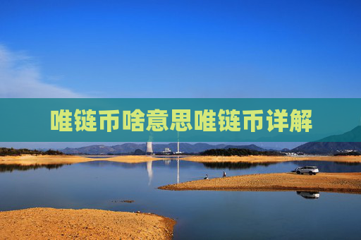 唯链币啥意思唯链币详解
