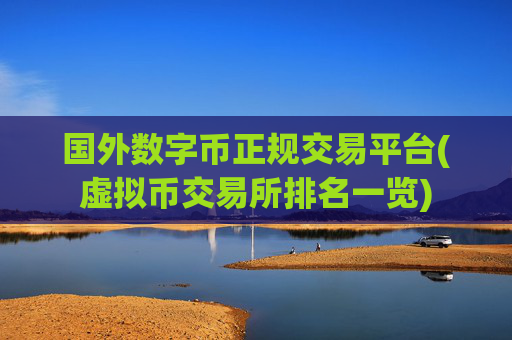 国外数字币正规交易平台(虚拟币交易所排名一览)