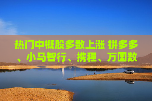 热门中概股多数上涨 拼多多、小马智行、携程、万国数据涨超2%
