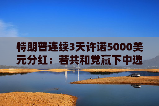 特朗普连续3天许诺5000美元分红：若共和党赢下中选 每位年轻人发钱