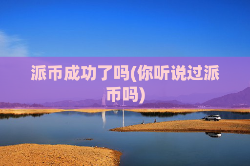 派币成功了吗(你听说过派币吗)