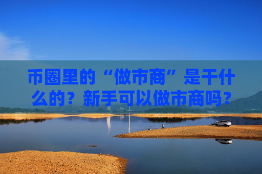 币圈里的“做市商”是干什么的？新手可以做市商吗？