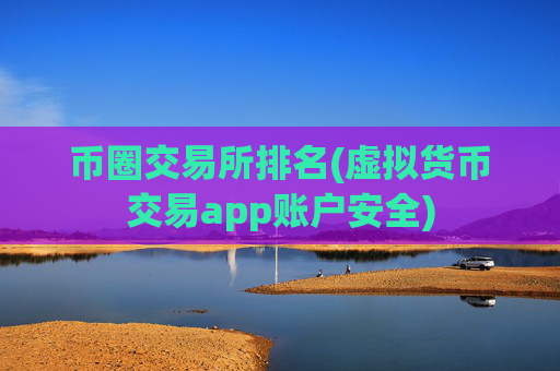 币圈交易所排名(虚拟货币交易app账户安全)