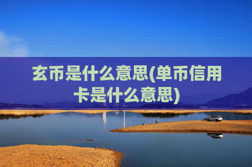 玄币是什么意思(单币信用卡是什么意思)