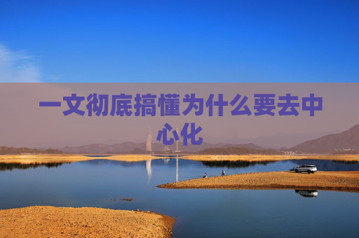 一文彻底搞懂为什么要去中心化